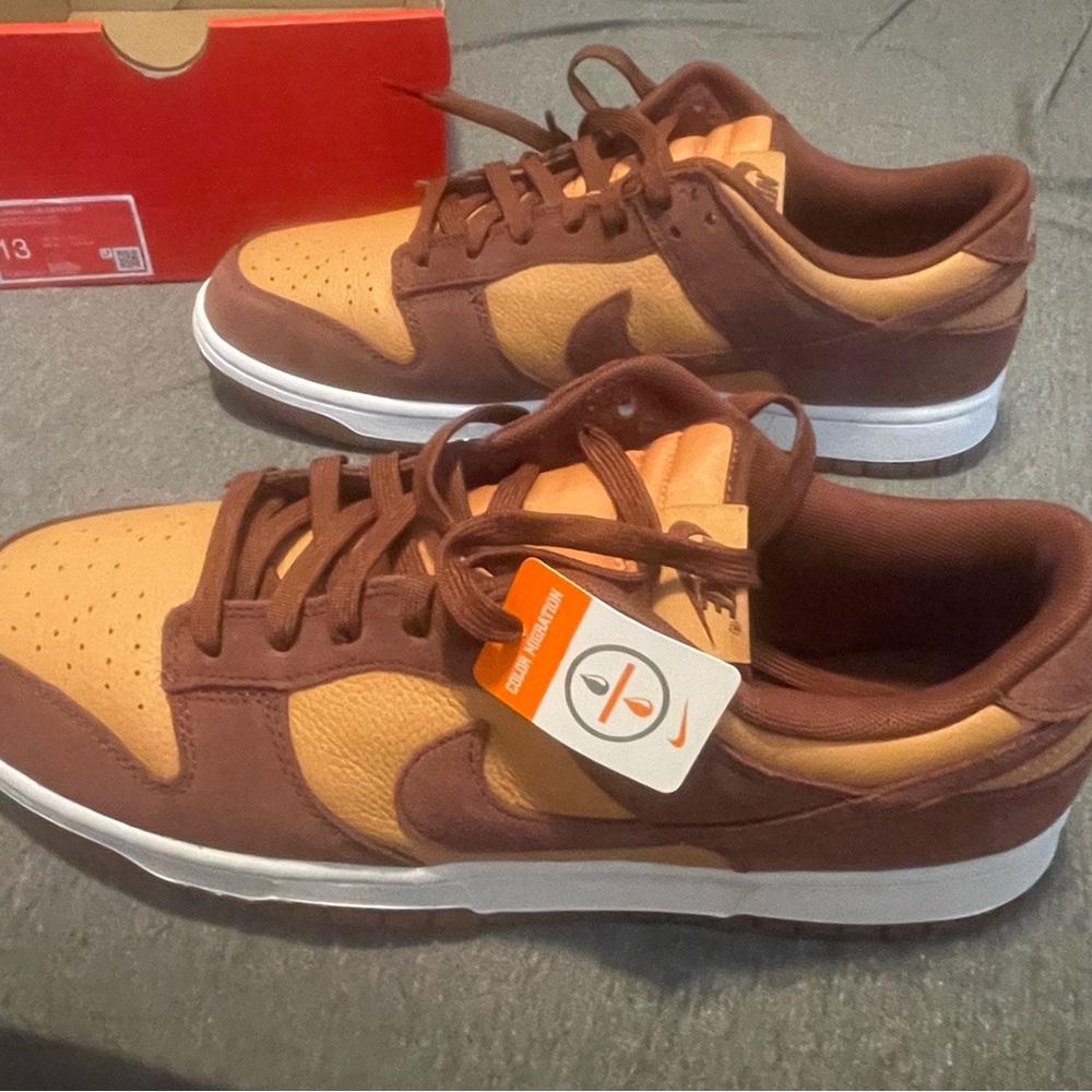 Nike Dunk Low Retro Men's Shoes /Amber Brown size 13